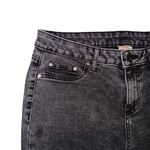 Faded Glory Womens Size 6 Skinny Jeans Black Viscose Blend Stretch Ladies 6 Jean - Picture 11 of 12
